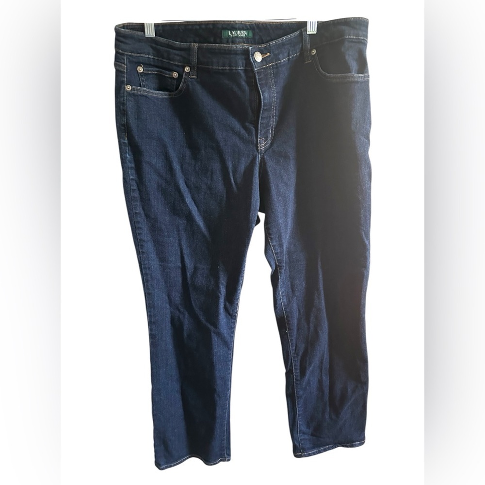 Lauren Ralph Lauren vintage dark wash boot‎ cut jeans